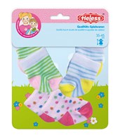 Heless calzini bambola set - calzini colorati per bambole 28-35cm