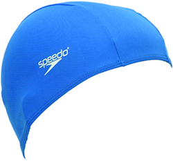 Speedo cuffia da nuoto poliestere blu - accessorio nuoto per adulti
