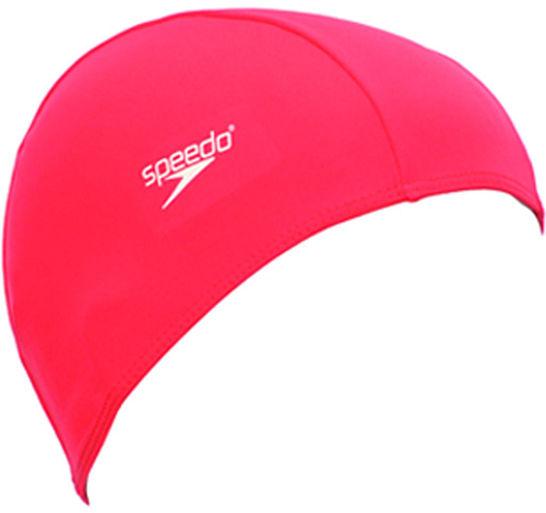 Speedo cuffia da nuoto in poliestere - accessorio nuoto adulti - rosso
