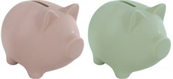 Planet Happy salvadanaio maialino ceramica multicolore giocattolo bambini