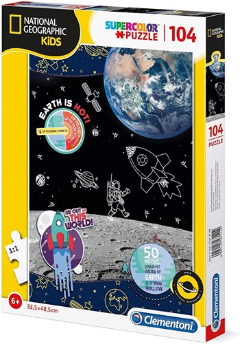 Clementoni Space Explorer puzzle - Supercolor - 104 pezzi - giocattolo educativo-2