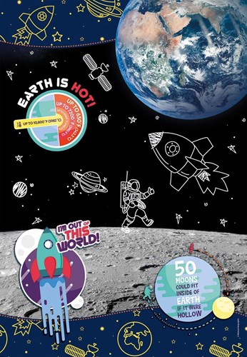 Clementoni Space Explorer puzzle - Supercolor - 104 pezzi - giocattolo educativo