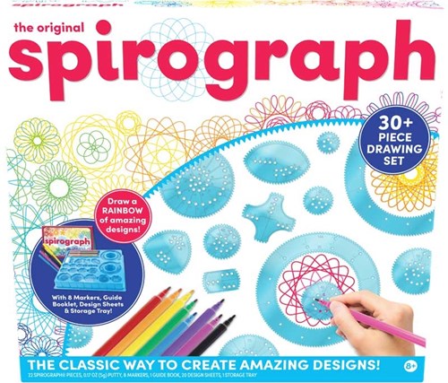 Spirograph set creativo per disegnare con forme originali spirograph