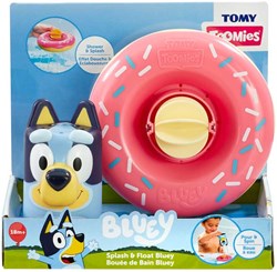 Moose Bluey giocattolo da bagno spruzza e galleggia con salvagente e giochi d'acqua