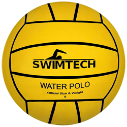 SwimTech pallone pallanuoto giallo gomma – presa perfetta e durevole