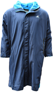 SwimTech parka accappatoio impermeabile navy/blu XSmall per bambini