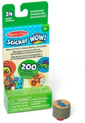 Melissa & Doug giocattolo adesivi - Sticker WOW! Mini + Ricarica Dino