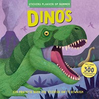 Lantaarn libro di adesivi dinosauri - Creatività con adesivi numerati