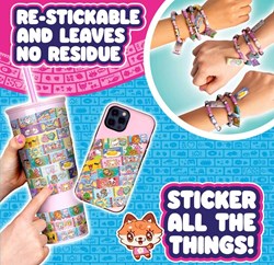 Sticki Rolls pacchetto libro di adesivi - Sticki Book Volume 3 - divertimento adesivi
