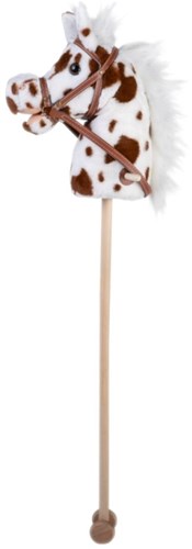Houten Stokpaardje Gevlekt - 95cm-2