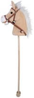 Houten Stokpaardje Beige - 95cm-2