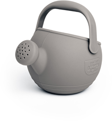 Bigjigs annaffiatoio in silicone - grigio pietra - giocattolo da esterno resistente