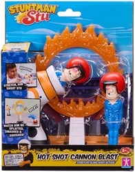 Chillfactor giocattolo stunt Stuntman Stu Hot Shot Cannon set lanciatore