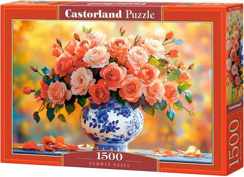 Castorland puzzle rose estive 1500 pezzi puzzle adulti-2