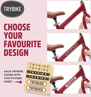 Trybike loopfiets Steel vintage rood - tweewieler