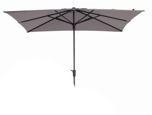 Parasol Syros 280x280cm opdraai TAUPE
