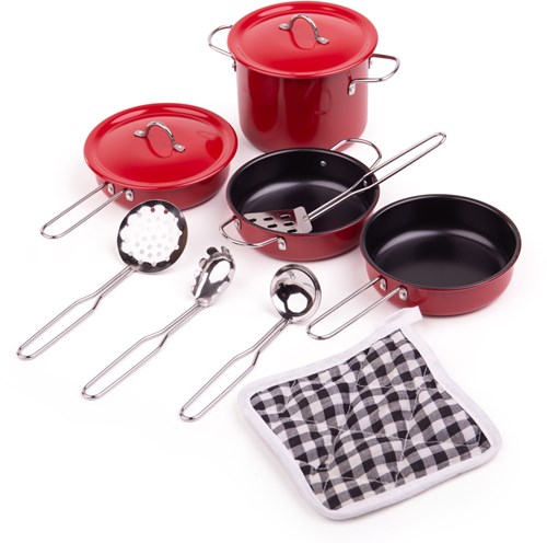 Tidlo set di pentole antiaderenti per bambini - set pentole giocattolo