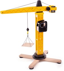 Tidlo gru a torre in legno giocattolo da costruzione - 58cm