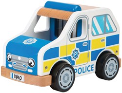 Tidlo auto della polizia giocattolo in legno per bambini