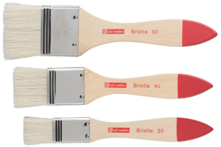 Talens set pennelli setola di maiale pittura 3 spalters acrilico olio