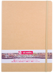 Talens album da disegno 21x30 cm copertina rigida 80 fogli 140g carta kraft