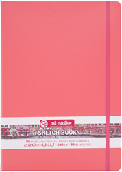 Talens album da disegno A4 rosso corallo 140g 80 fogli - Art Creation