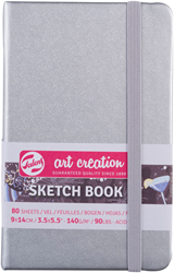 Talens album da disegno argento 9x14 cm 140gr 80 fogli compatto creativo