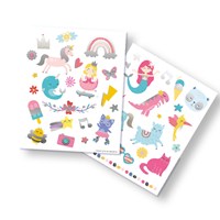 Ses tatuaggi - Tatuaggi per bambini fiabe effetto metallico - temporanei lavabili-2