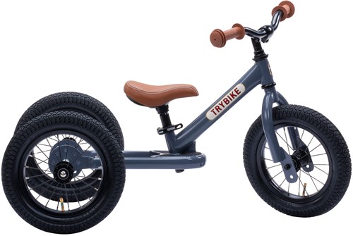 Trybike bicicletta senza pedali Steel 2-in-1 grigia - bici e triciclo