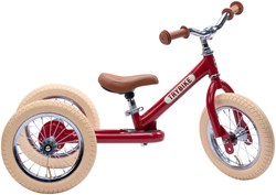 Trybike bicicletta senza pedali 2-in-1 Steel - bici bambini rosso vintage