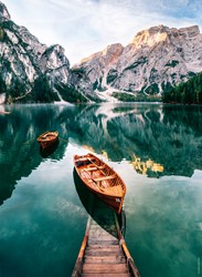 Nathan The Boats of Lake Braies - Italy - 500 Teile
