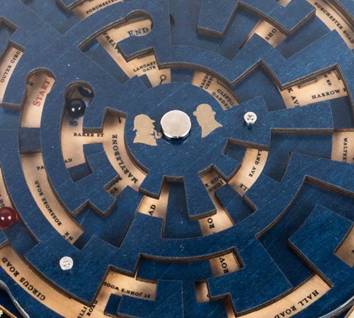 Sherlock Holmes gioco labirinto in legno Professor Puzzle-2