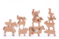 Bajo set fattoria giocattolo - 14 figure - gioco educativo bambini