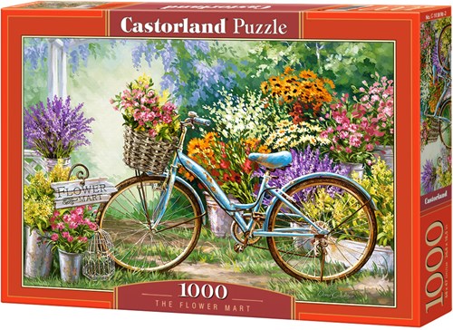 Castorland puzzle The Flower Mart - puzzle 1000 pezzi fiori-2