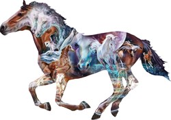 SunsOut puzzle The Mystery of the Horse - 800 pezzi animali