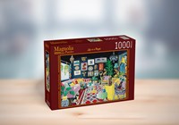 Magnolia puzzle The Travel Memories - 1000 pezzi di divertimento-2