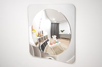 TickiT pannello specchio acrilico da parete con cupola - gioco educativo 49cm