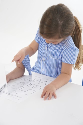 TickiT specchio giocattolo educativo doppio lato plastica 190x145mm-2