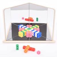 TickiT specchio giocattolo in legno - scoperta della riflessione a 4 vie-3