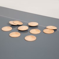 TickiT dischi di legno giocattolo - set da 10 gioco aperto-2