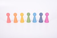 TickiT giocattolo in legno figure arcobaleno - gioco educativo colorato