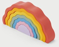 TickiT giocattolo arcobaleno Silisoft Wobbel - set di 7 pezzi