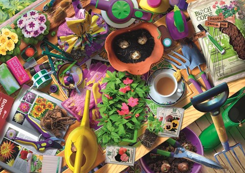 Trefl puzzle - Riordinare il giardino - 1000 pezzi - Cartone FSC