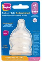 Tigex tettarelle biberon silicone Air Control 6 mesi+ 2 pezzi