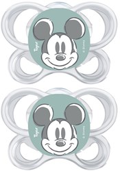 Tigex succhietti Disney Mickey silicone 18-36M set 2 pezzi multicolore