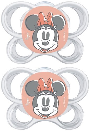 Tigex succhietto silicone Disney Minnie 2 pezzi 18-36 mesi bambino