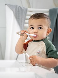Tigex set spazzolini da denti - spazzolini bambini - 3 pezzi - educativo