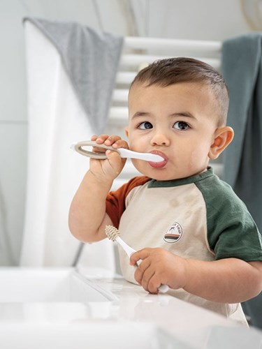 Tigex set spazzolini da denti - spazzolini bambini - 3 pezzi - educativo