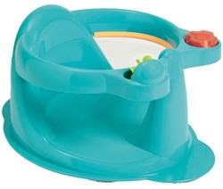 Tigex anello da bagno seggiolino blu con schienale e ventose