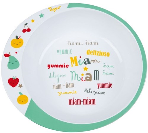 Tigex piatto fondo con base antiscivolo per bambini - adatto al microonde-2